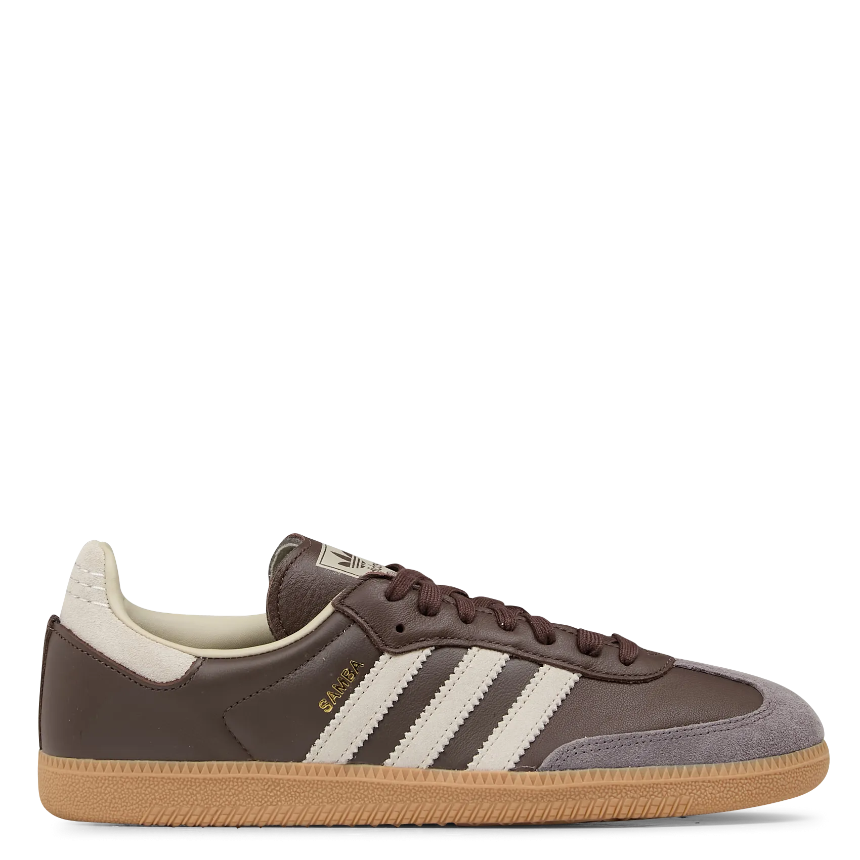 SAMBA OG  ZAPATILLAS BAJAS DE DOS MATERIALES EN MARRON