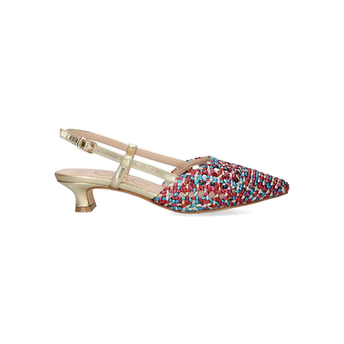 SANDALIA TACÓN EXÉ 240803 MULTICOLOR