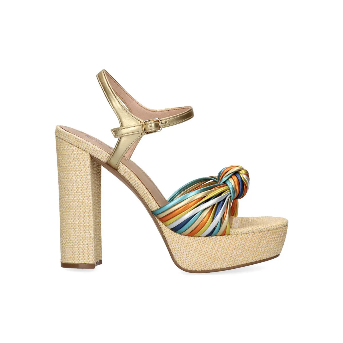 SANDALIA TACÓN EXÉ OPHELIA655 METALLIC MULTICOLOR