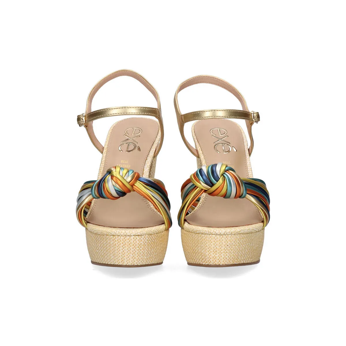 SANDALIA TACÓN EXÉ OPHELIA655 METALLIC MULTICOLOR