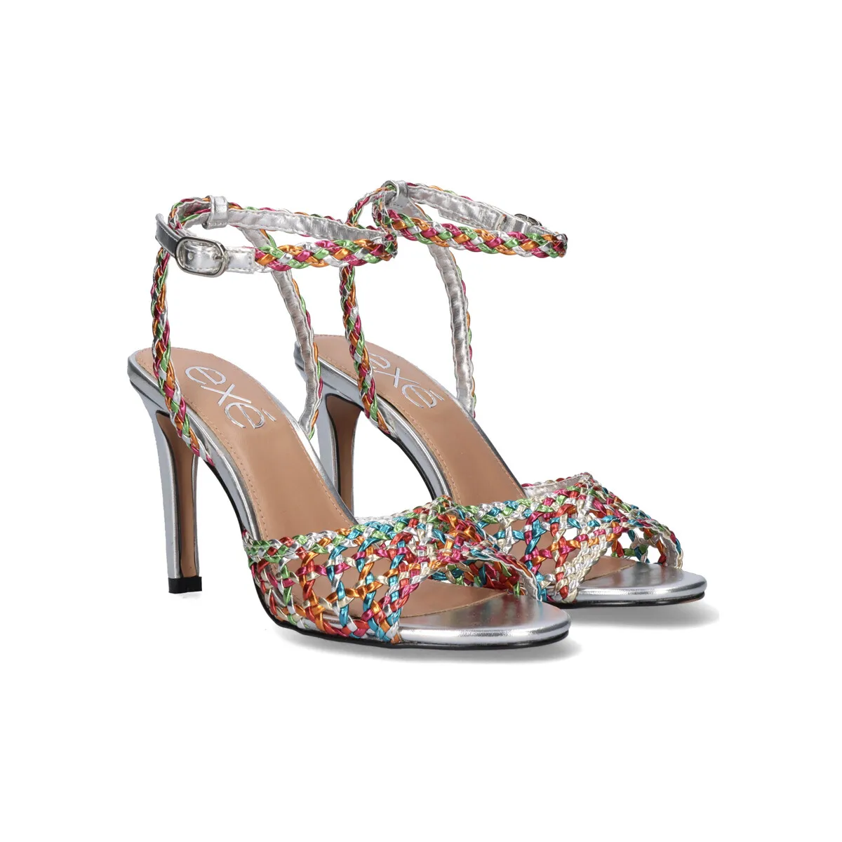 SANDALIA TACÓN EXÉ REBECA447 METALLIC MULTICOLOR