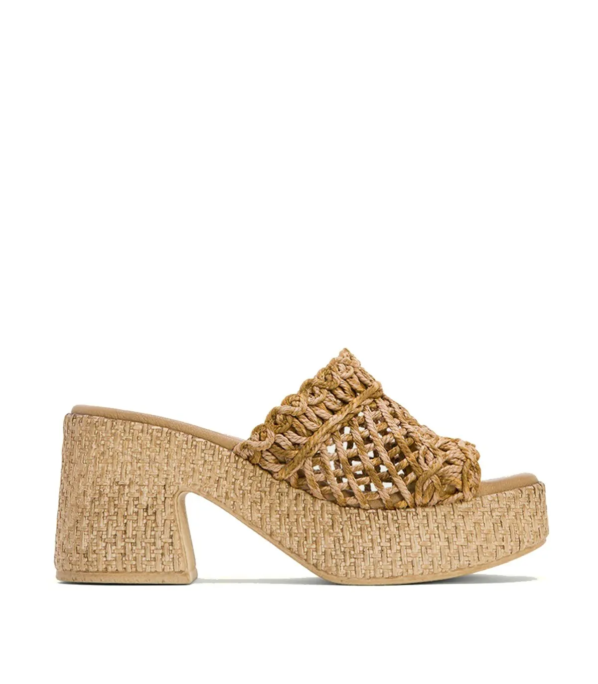 SANDALIAS DE TACÓN DESTALONADA PORRONET JUDITH 3064 CUERO