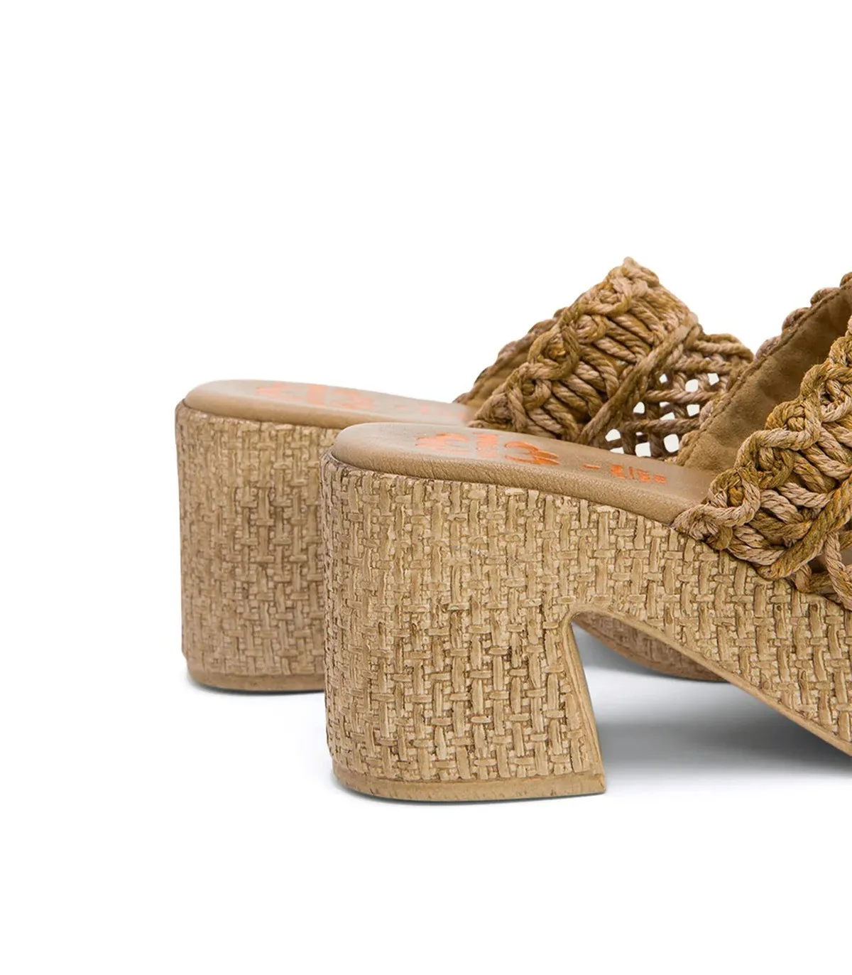 SANDALIAS DE TACÓN DESTALONADA PORRONET JUDITH 3064 CUERO