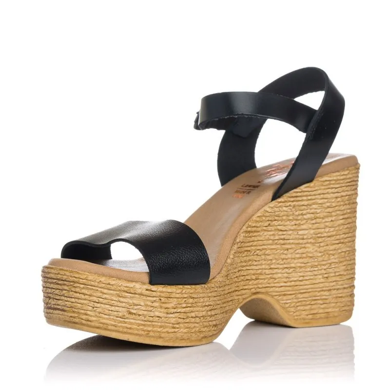 Sandalias De TacÓn Porronet 2992 Mujer Negro