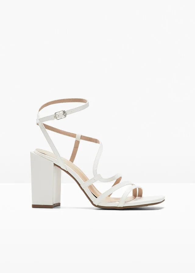 Sandalias de tacón Blanco