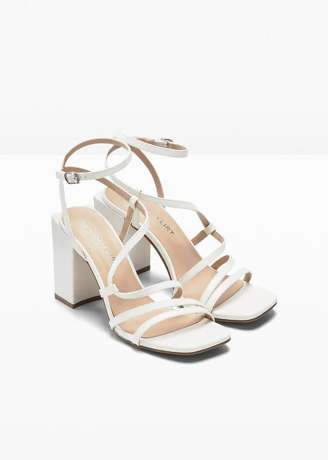 Sandalias de tacón Blanco