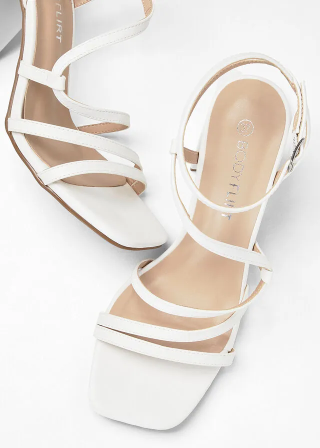 Sandalias de tacón Blanco