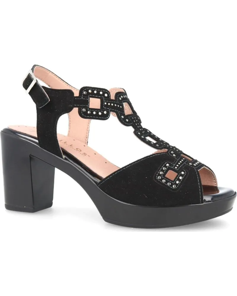 Sandalias PITILLOS  de Mujer ZAPATO HEY DUDE  NEGRO