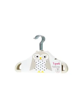 Set de 10 perchas infantiles búho de 3 Sprouts