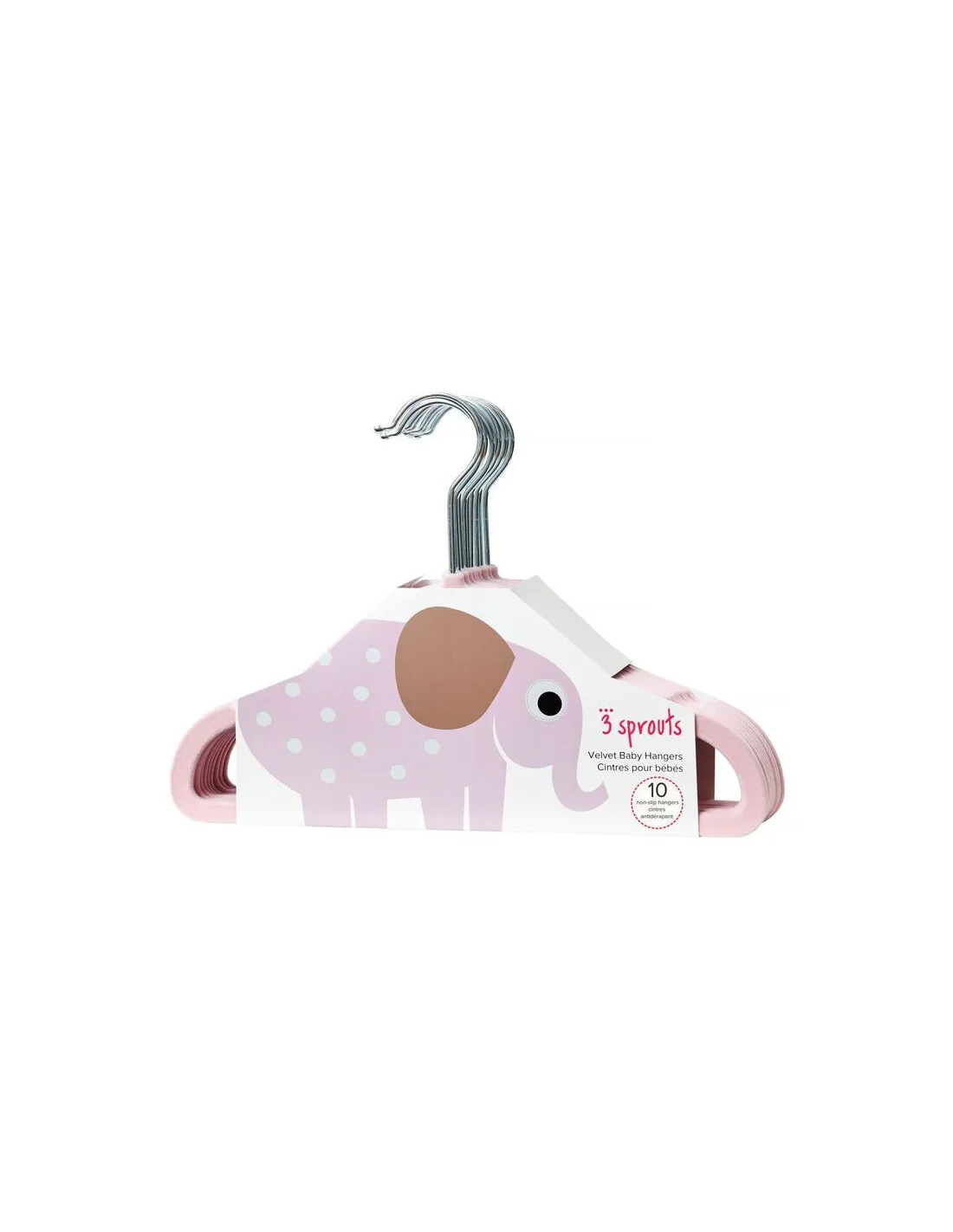 Set de 10 perchas infantiles elefante de 3 Sprouts
