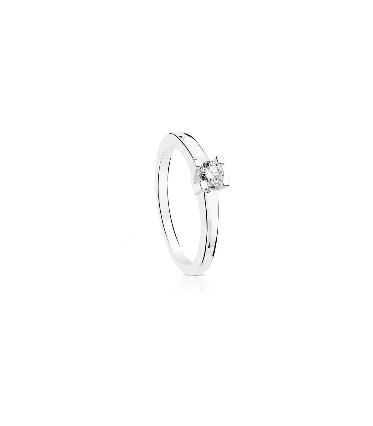 Solitaire Parisee 0.20 Ct. 18 K