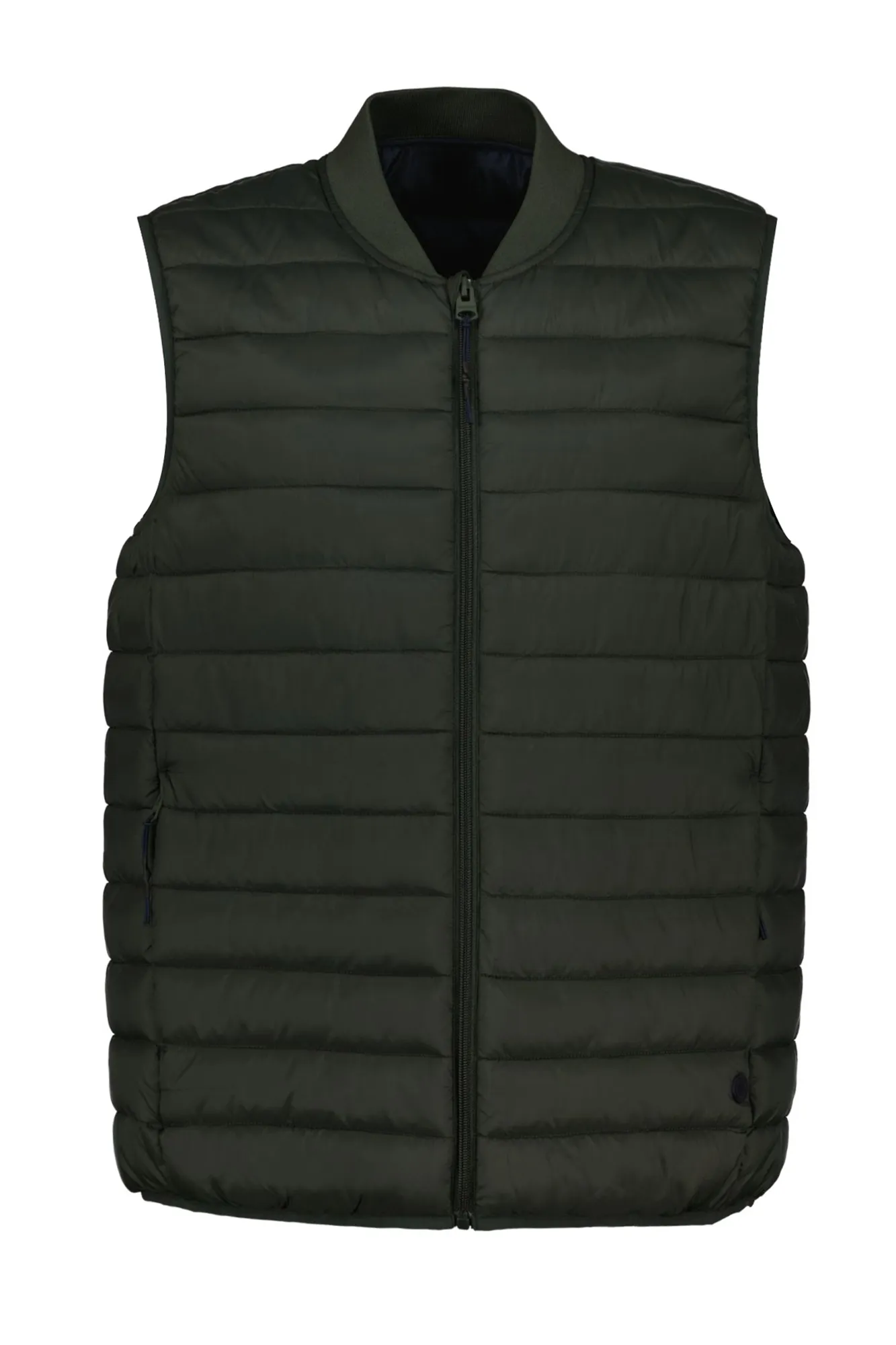 Springfield Chaleco acolchado cuello bomber