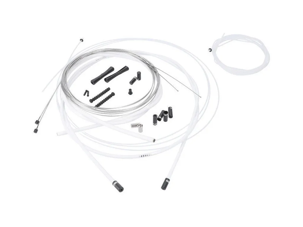 SRM CABLEFUNDA CAMBIO SLICKWIRE PRO ROAD/MTB 4MM WHITE V2