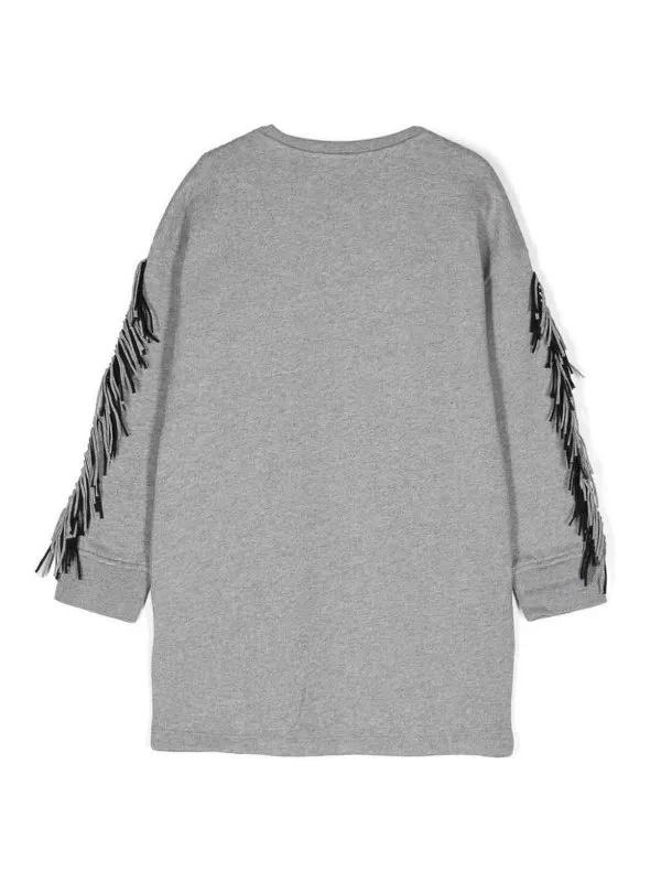 STELLA MCCARTNEY SUéTER CUELLO REDONDO  GRIS