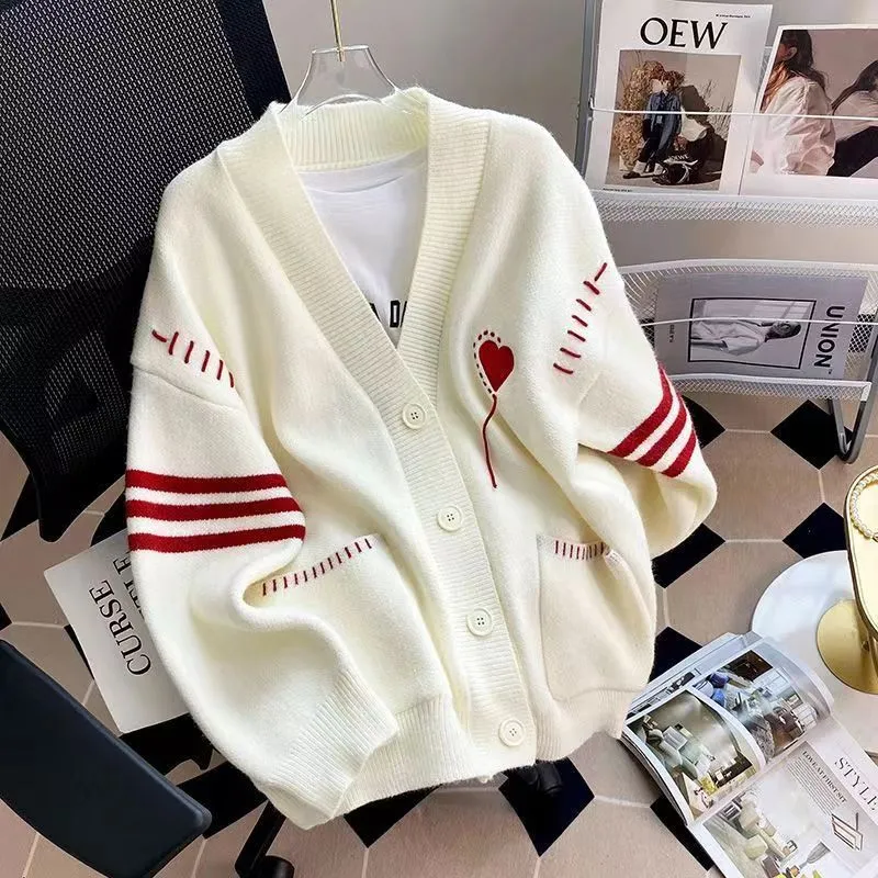 Suave suéter para viento perezoso abrigo de mujer primavera y otoño suelto última novedad cárdigan de punto japonés de alta cali