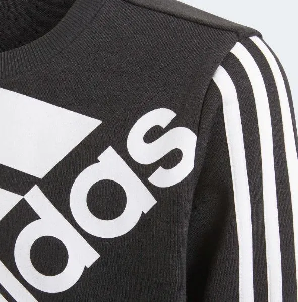 Sudadera Adidas Essentials Logo Sweat Niños Negra/Blanca