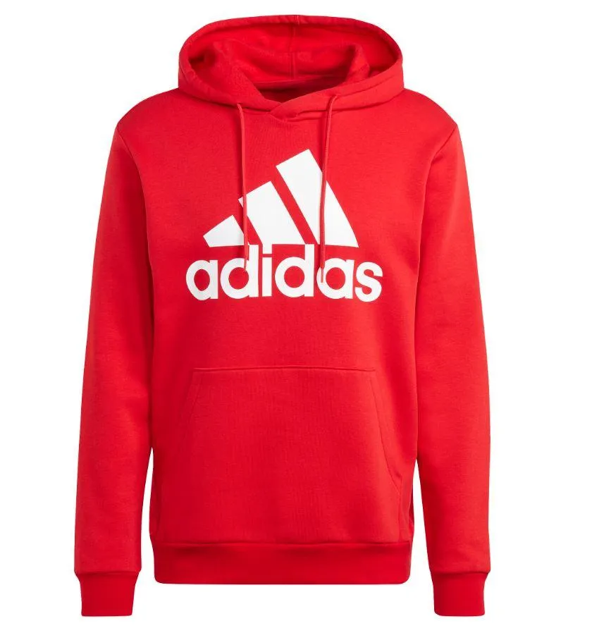 Sudadera con capucha Adidas Essentials Big Logo Roja