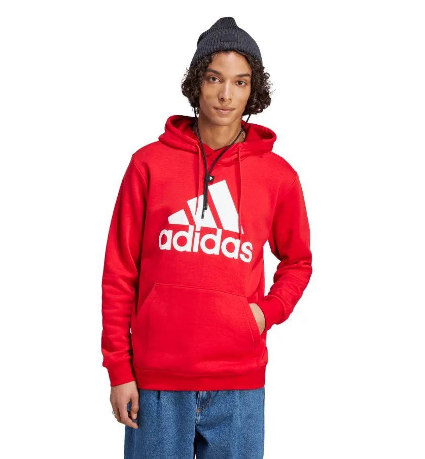 Sudadera con capucha Adidas Essentials Big Logo Roja