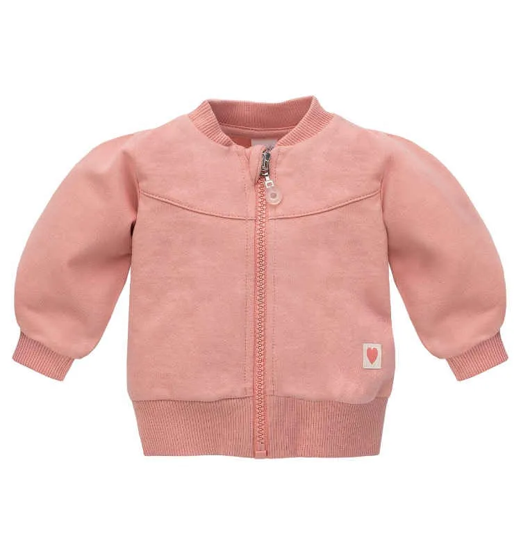 Sudadera con cremallera de niña colección Spring Light