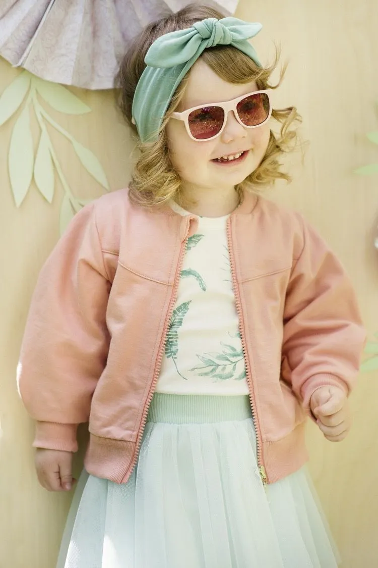 Sudadera con cremallera de niña colección Spring Light