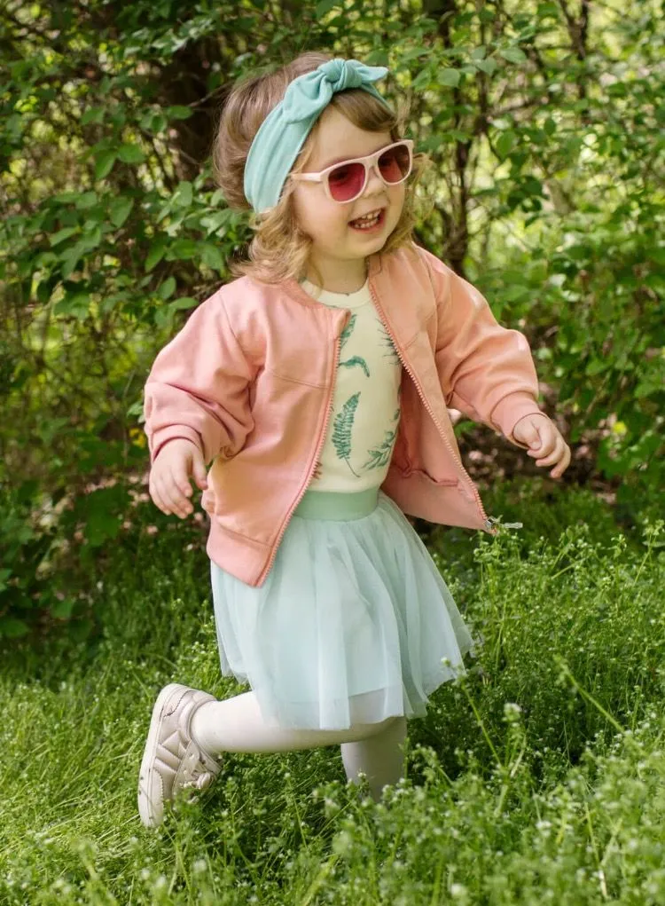 Sudadera con cremallera de niña colección Spring Light