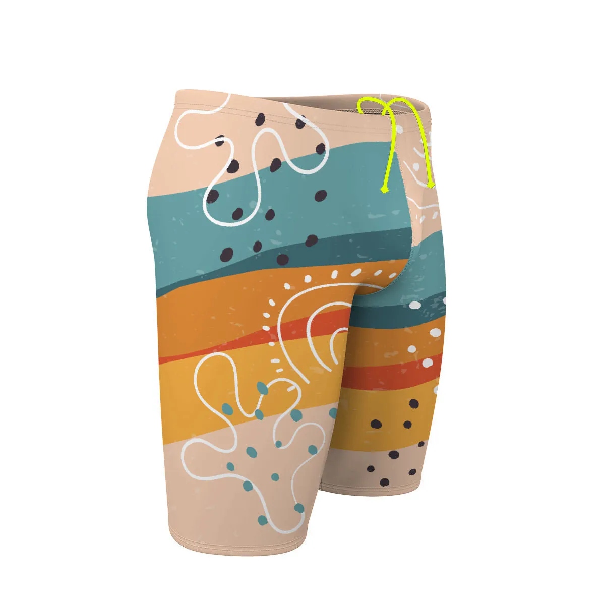 SUNSET STRIPES  JAMMER SWIMSUIT