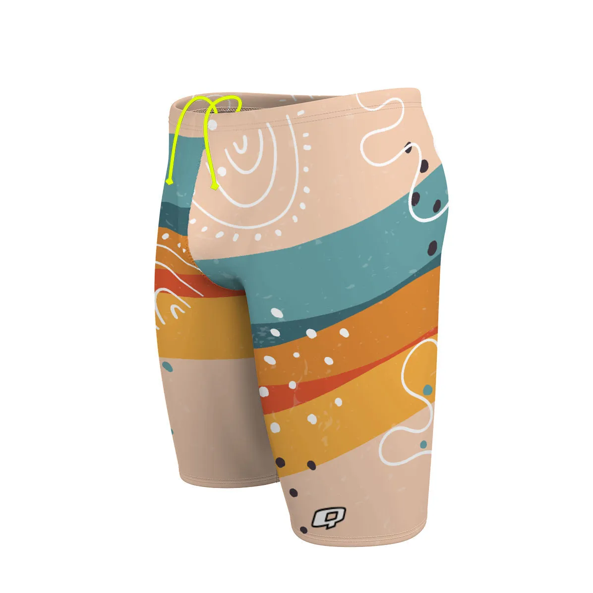 SUNSET STRIPES  JAMMER SWIMSUIT