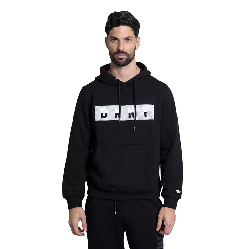 Suéter con capucha estampado