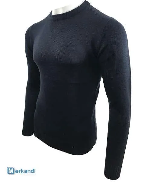 Suéter liso para hombre