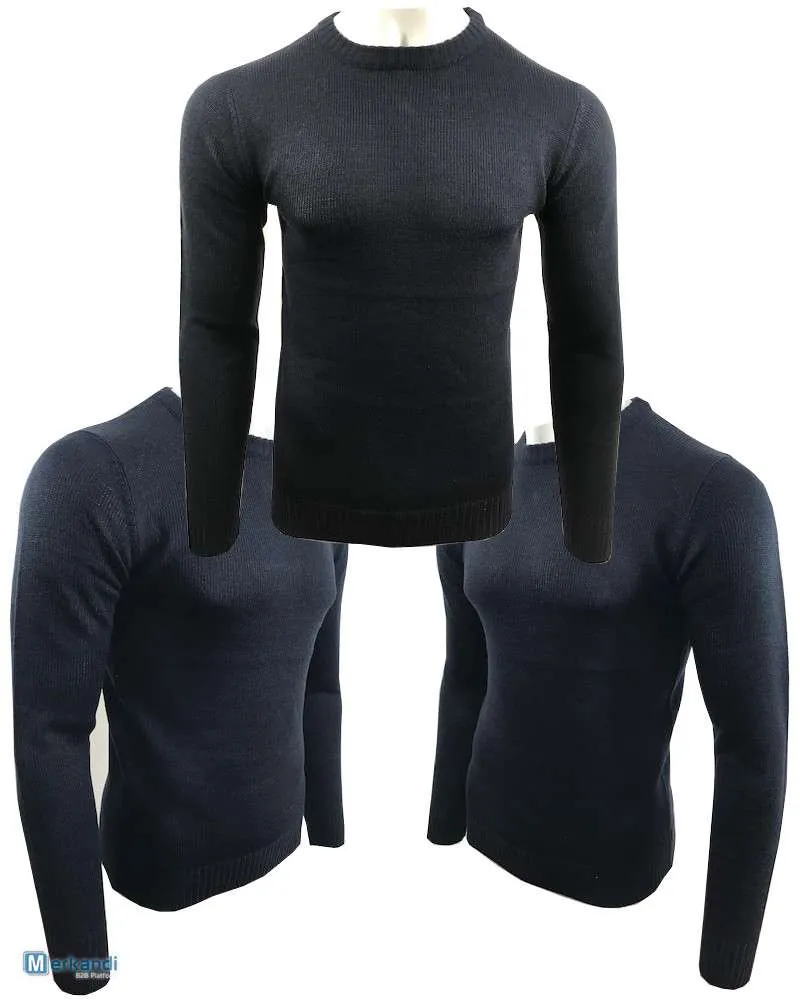 Suéter liso para hombre