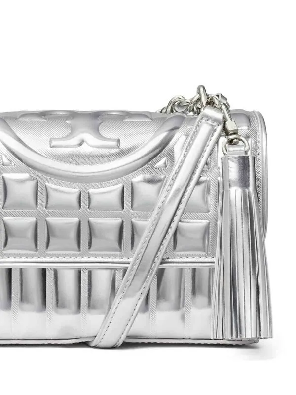 TORY BURCH BOLSA BANDOLERA  PLATA