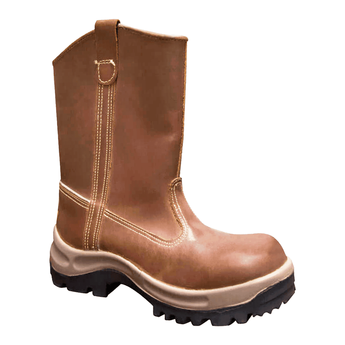 UNIROCA PPPPBSSW14 TALLA 47 PAR DE BOTAS DE CUERO DIELECTRICO PARA SOLDADOR CAFE