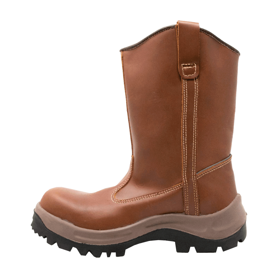 UNIROCA PPPPBSSW14 TALLA 47 PAR DE BOTAS DE CUERO DIELECTRICO PARA SOLDADOR CAFE