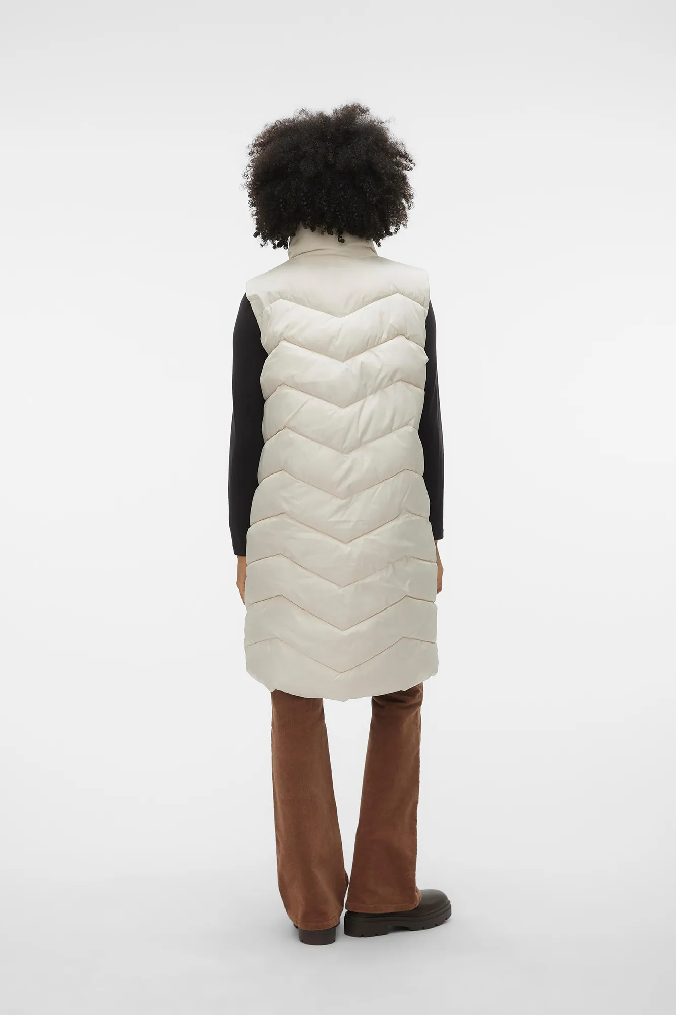 Vero Moda Chaleco midi acolchado