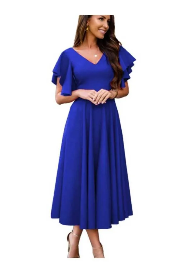 Vestido tobillero Miriam vuelo