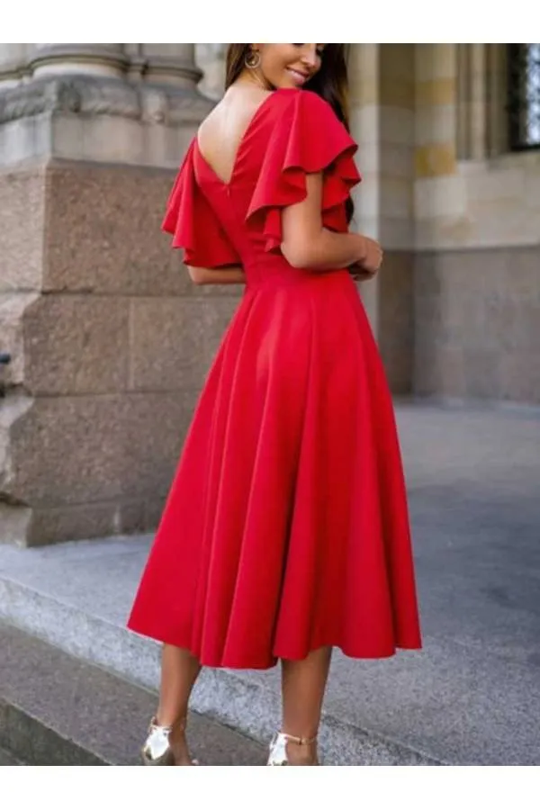 Vestido tobillero Miriam vuelo