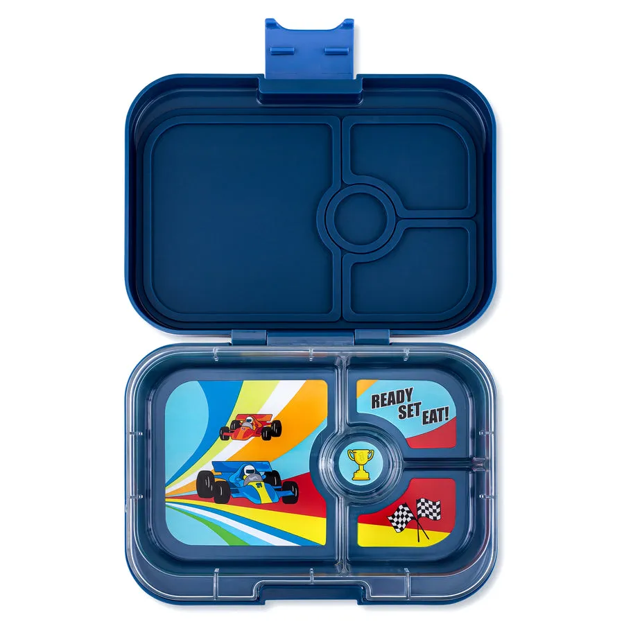 Yumbox Panino 4 compartimentos Montecarlo Blue Race Cars