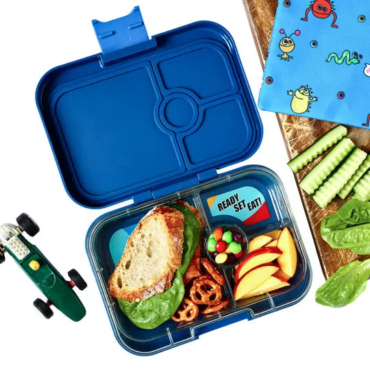 Yumbox Panino 4 compartimentos Montecarlo Blue Race Cars