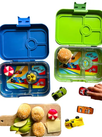 Yumbox Panino 4 compartimentos Montecarlo Blue Race Cars