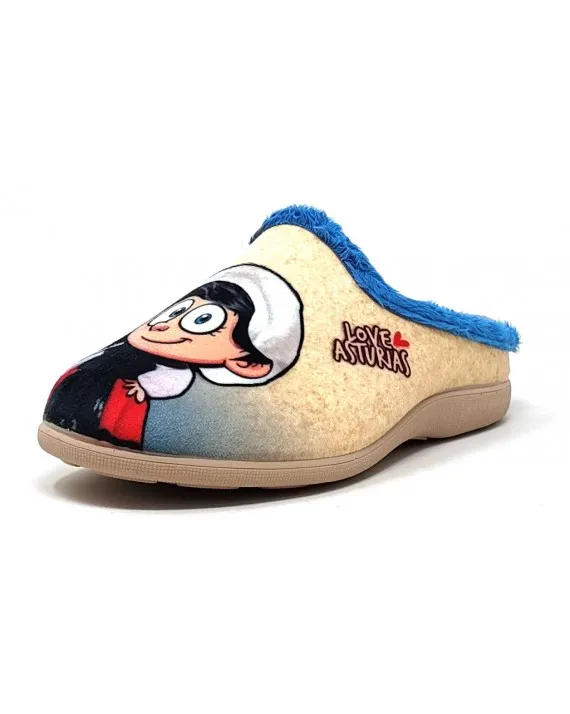 ZAPATILLA CASA MUJER 5565 ASTURIAS