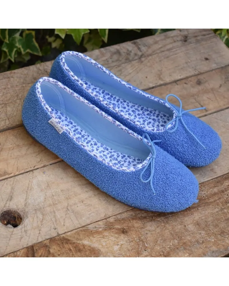 Zapatilla de casa estilo BAILARINA toalla MURO 288