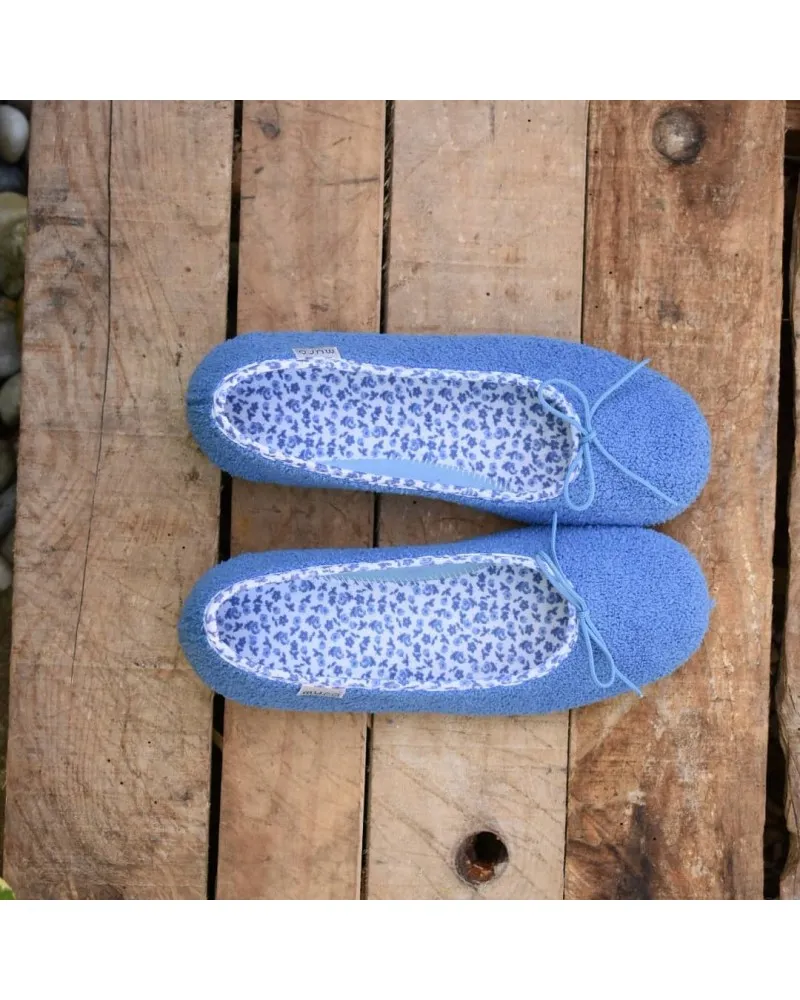 Zapatilla de casa estilo BAILARINA toalla MURO 288