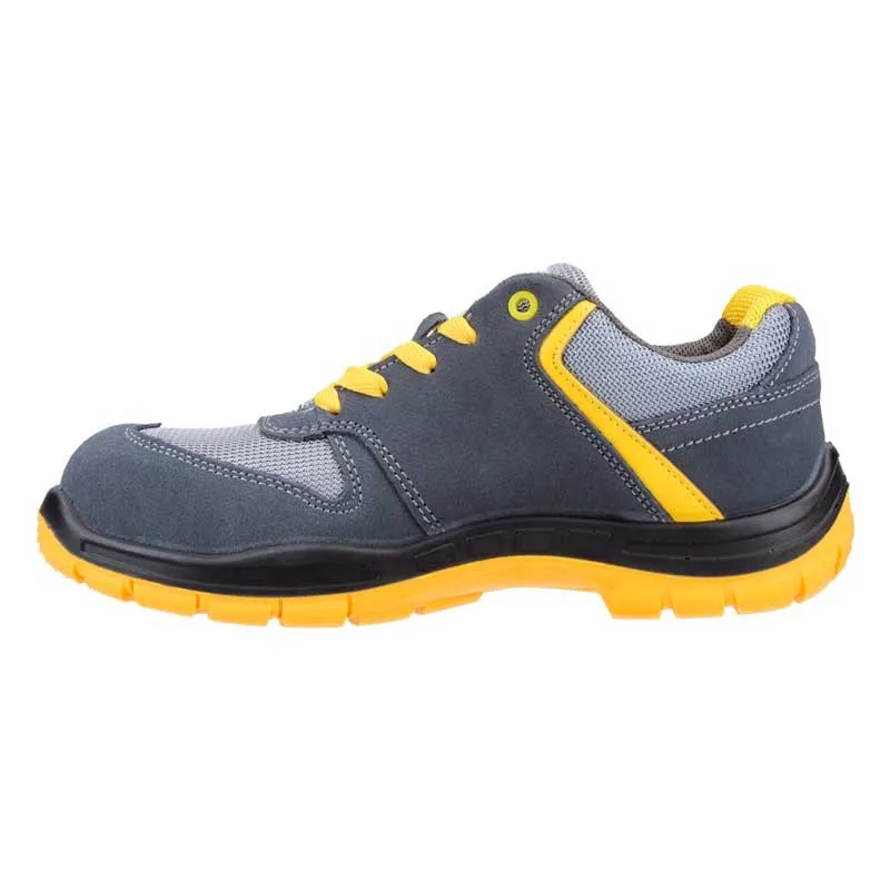 ZAPATILLA SEGURIDAD STYLE GRIS Y AMARILLO S1P SRC  J'HAYBER WORKS