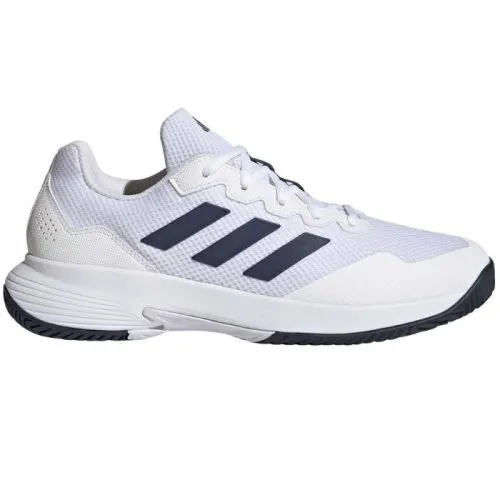 Zapatillas Adidas Gamecourt 2.0 Blanco – Azul Marino