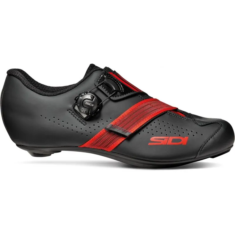 Zapatillas ciclismo carretera SIDI PRIMA K008 (NEGRO ROJO)