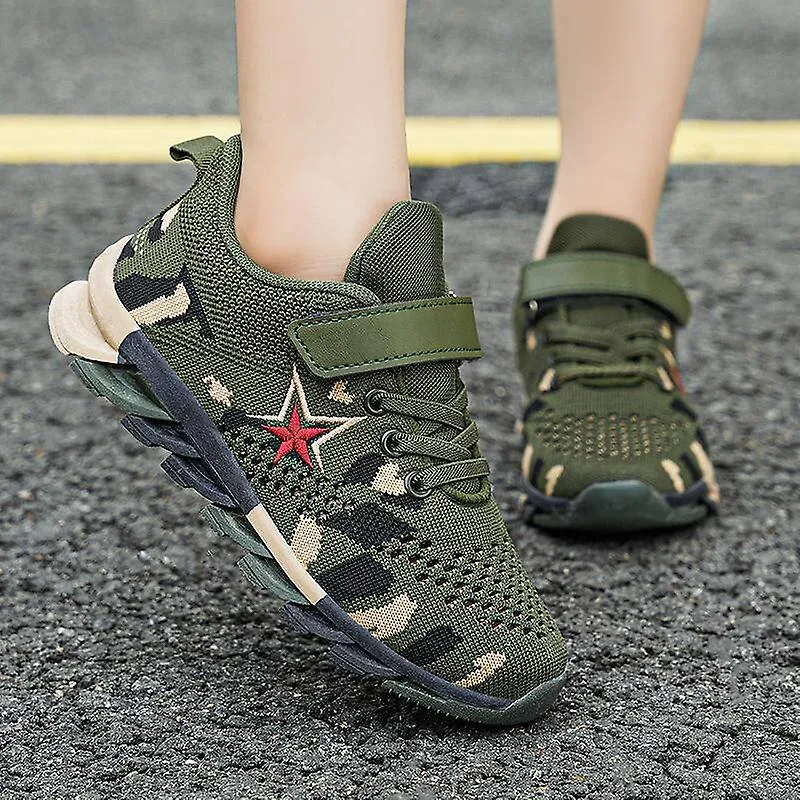 Zapatillas de deporte para niños Zapatillas deportivas ligeras y transpirables para niños Zapatillas cómodas antideslizantes par