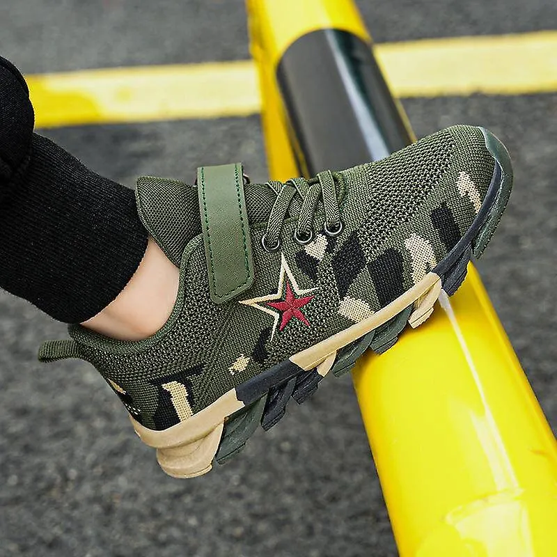 Zapatillas de deporte para niños Zapatillas deportivas ligeras y transpirables para niños Zapatillas cómodas antideslizantes par