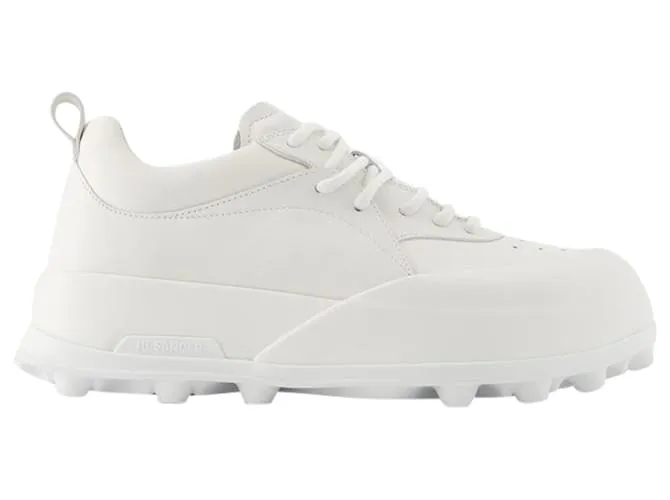 ZAPATILLAS  JIL SANDER  PIEL  BLANCO PORCELANA 