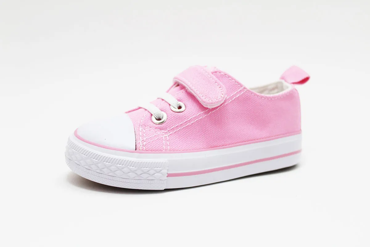 Zapatillas lona con puntera niños