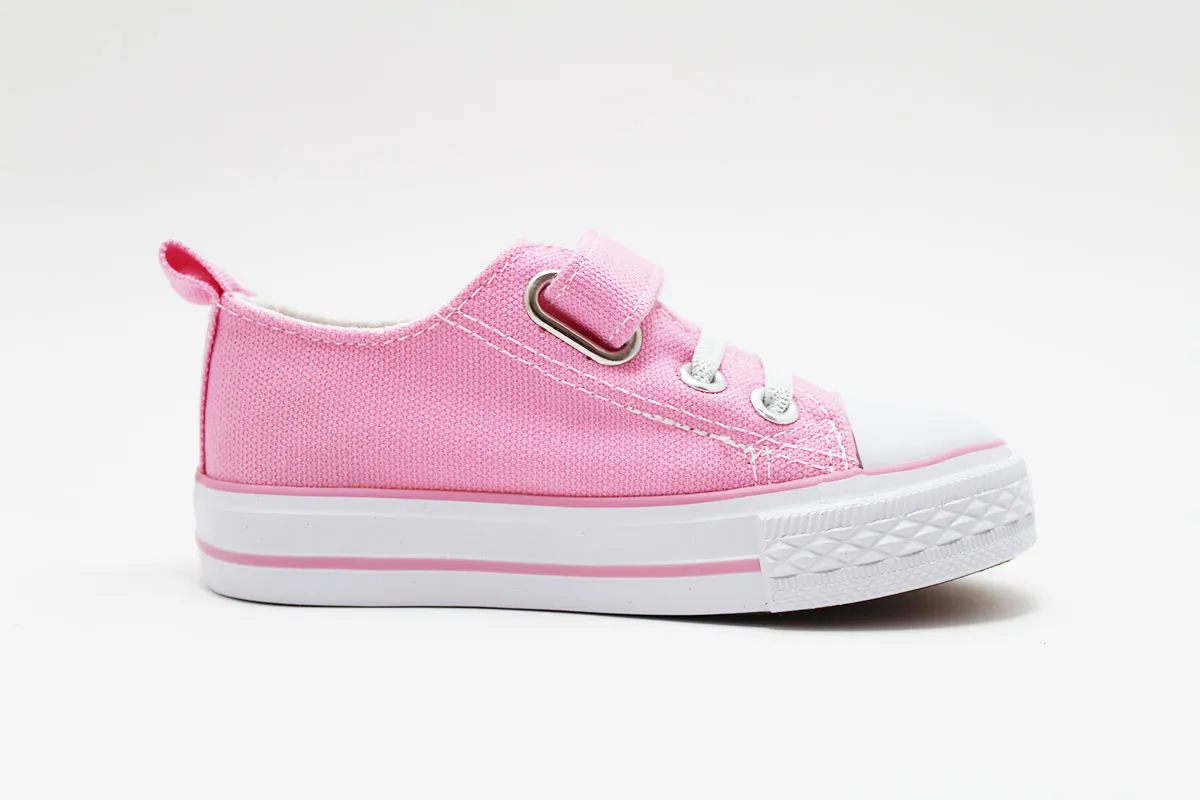 Zapatillas lona con puntera niños